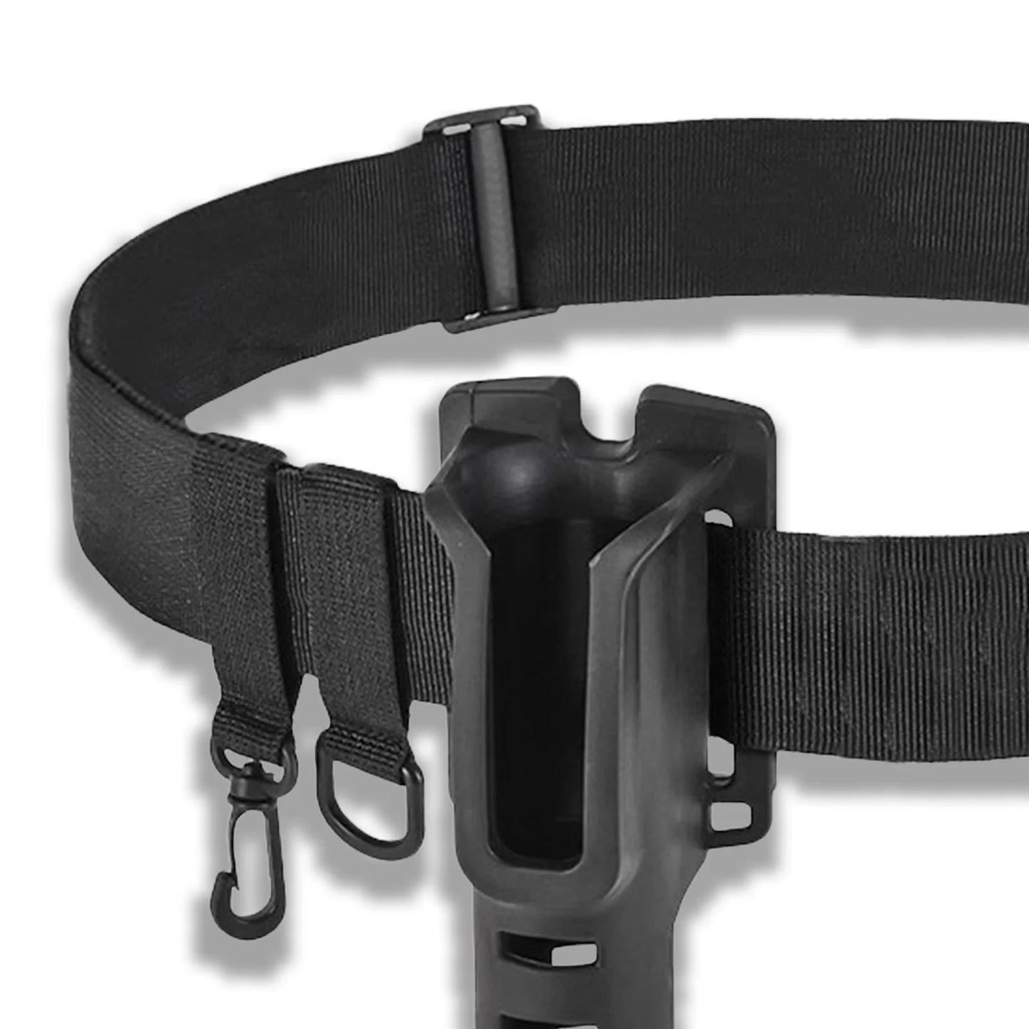 Portable Fishing Rod Holder Belt Snap-on Fishing Rod Holder Belt Pole Inserter for Spinning Casting Reel Surf Kayak Peaceful Pleasures Health and Wellness