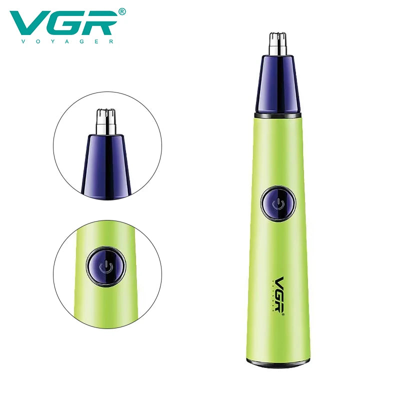 VGR 2-in-1 Mini Hair Trimmer, Private Area Hair Removal Device, Nose Hair Trimming Machine, Home Hair Removal Set V-627 Peaceful Pleasures Health and Wellness