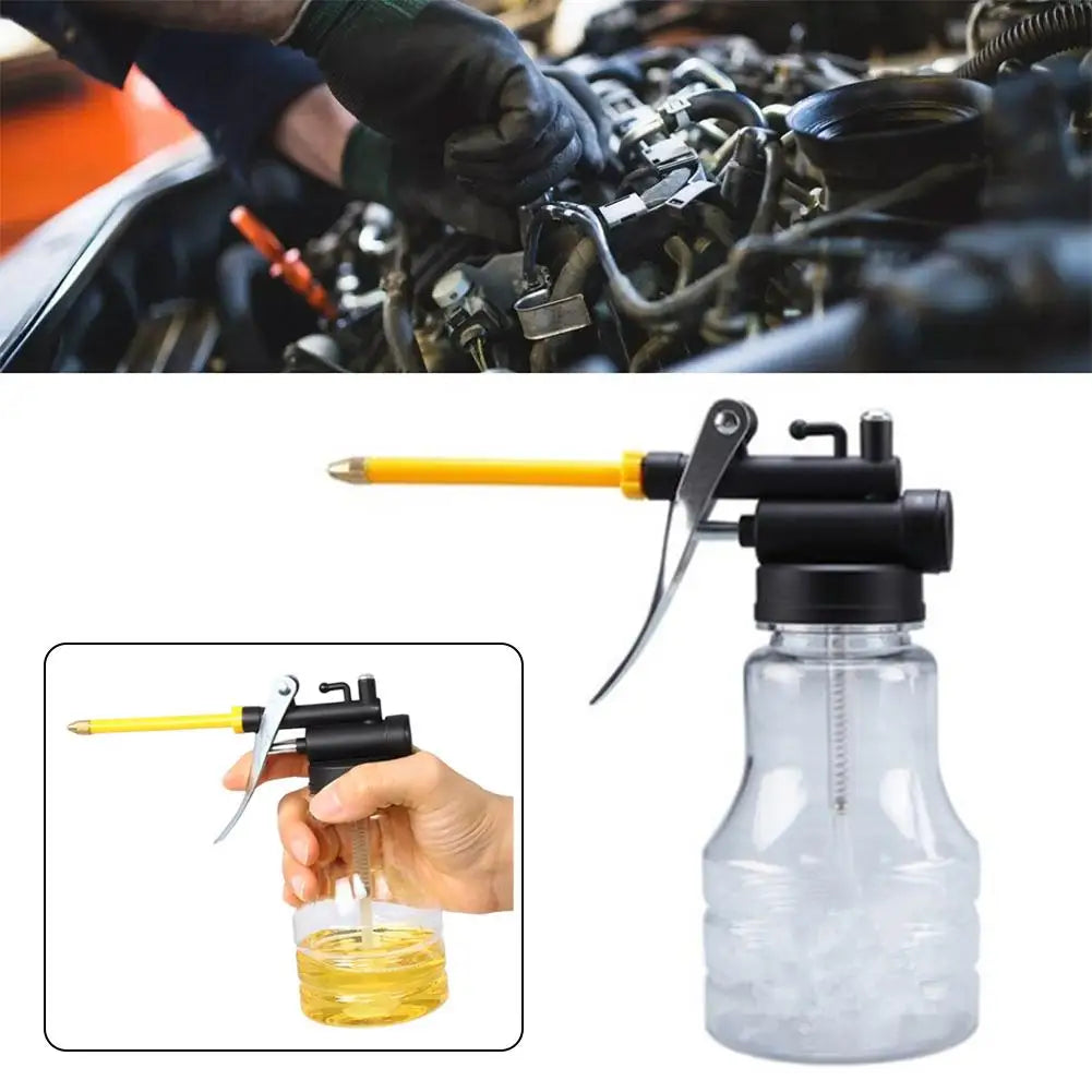 250ml/350ml High Pressure Grease Gun & Oil Pump Kit Transparent Plastic Machine Pump Oiler Grease Gun for Machine, Bike Mainten Peaceful Pleasures Health and Wellness