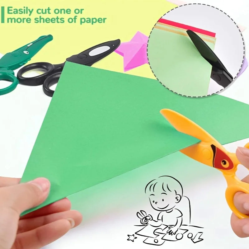SONGYI Kids Safety Scissors | Preschool Art & Craft Training
