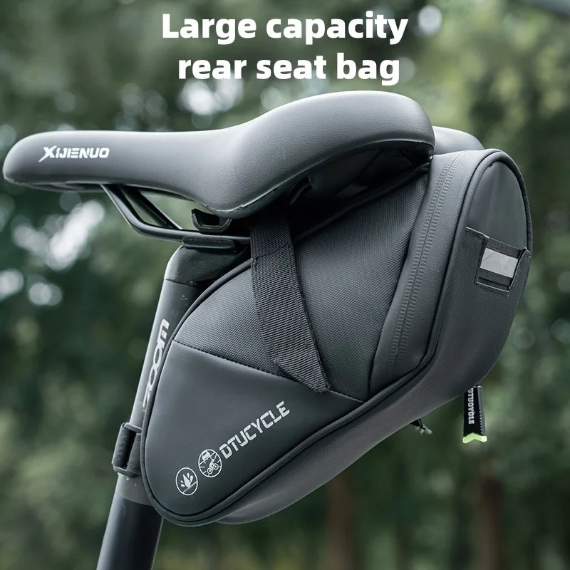 Large Capacity Bike Saddle Bag | Road & MTB Seat Post Bag Bike Saddle Bag Peaceful Pleasures Health and Wellness