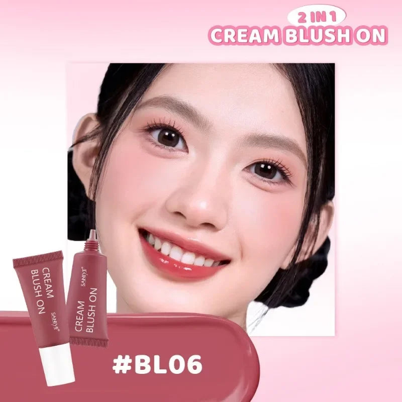 Liquid Blush Cream Stick | Matte Peach Pink Cheek Makeup