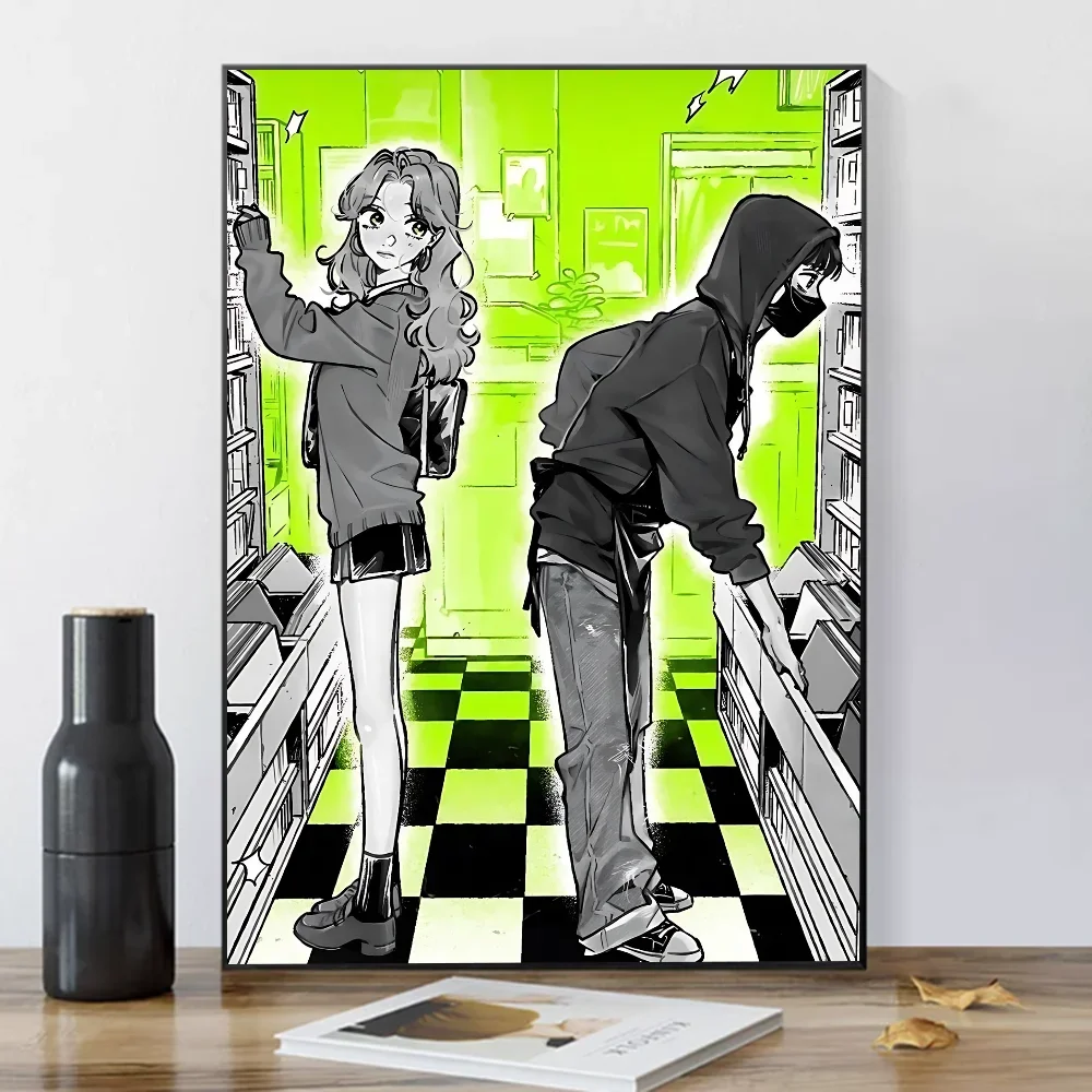 The Guy She Was Interested In Anime Canvas Poster | HD Wall Art
