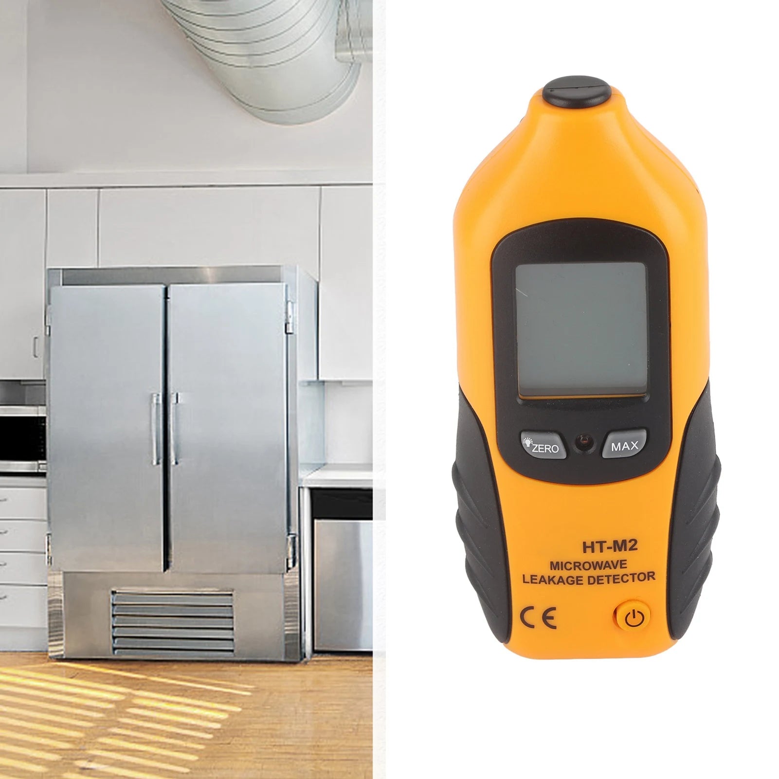 HT M2 Digital LCD Display Microwave Leakage Detector High Accuracy Radiation Meter Tester Microwave Leakage Detector Peaceful Pleasures Health and Wellness