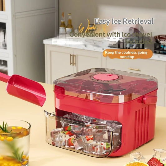 New 50 Grid Ice Tray Ice Mold with Storage Cover and Handle Stackable Silicone Ice Mold Kit for Easy Removal From Refrigerator Peaceful Pleasures Health and Wellness