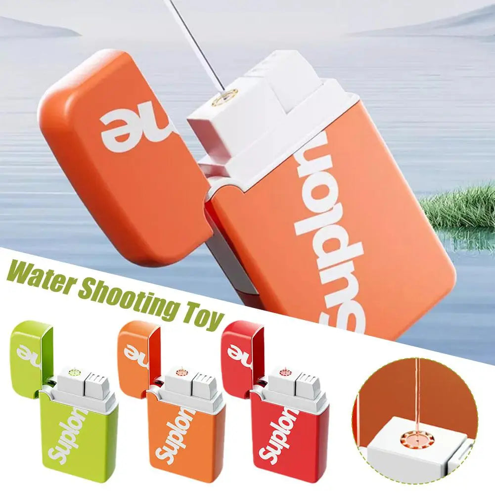 New Prank Toy Portable Magic Lighter Realistic and Fun Water Gun Lighter Stress Relief Toy Water Park Smoke Accessory Peaceful Pleasures Health and Wellness