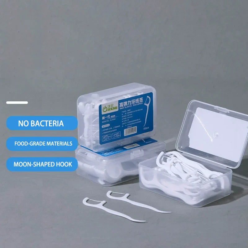 Dental Floss Picks Bulk Pack – 50 to 1000 Floss Sticks