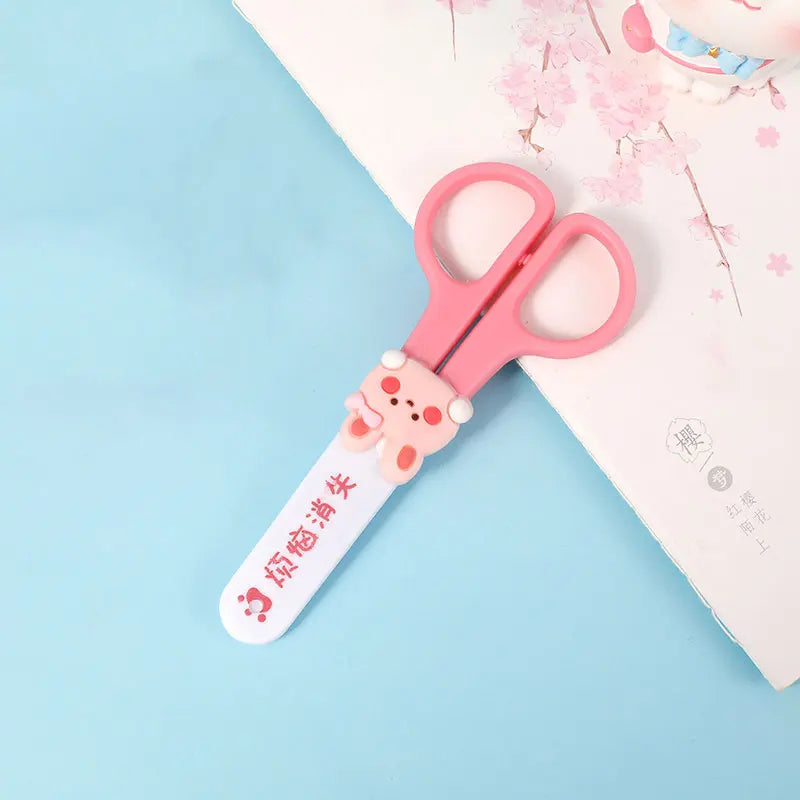 Kids Cartoon Craft Scissors Set – Paper Cutting & Scrapbooking