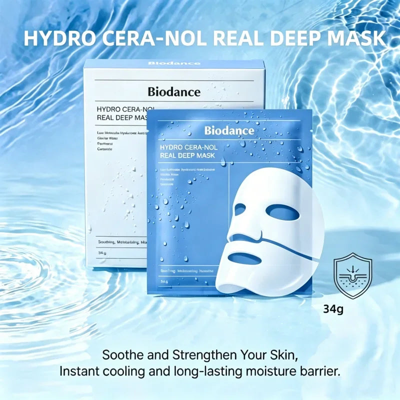 Biodance Hydro Cera-nol Real Deep Overnight Face Mask 4pcs Peaceful Pleasures Health and Wellness