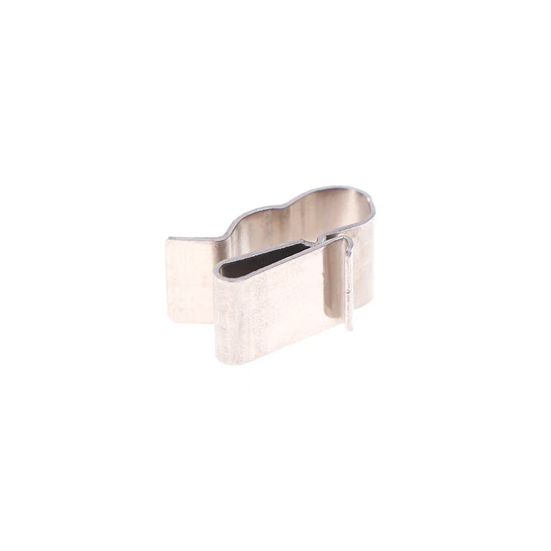 New 50 PCS High Quality Silver Brand New Solar PV Cable Clip Clamp Stainless Steel Wire Clamp Cable Organizer Peaceful Pleasures Health and Wellness