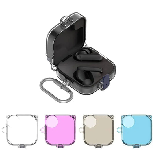 Transparent TPU Case for CMF Buds Pro 2 with Lock & Hook Earphone Case Cover Oasis Select