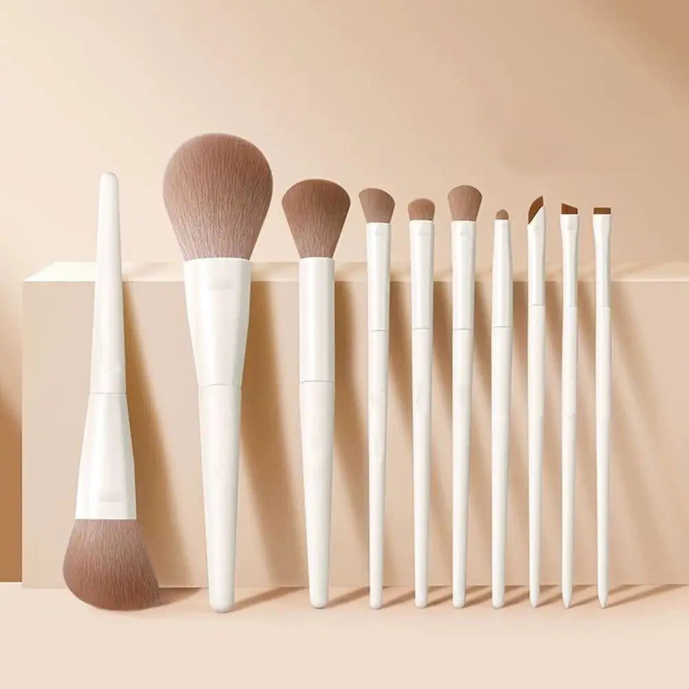 5/7/10pcs Makeup Brushes Complete Set of Foundation Loose Powder Blush Concealer Eye Shadow Professional Set Peaceful Pleasures Health and Wellness