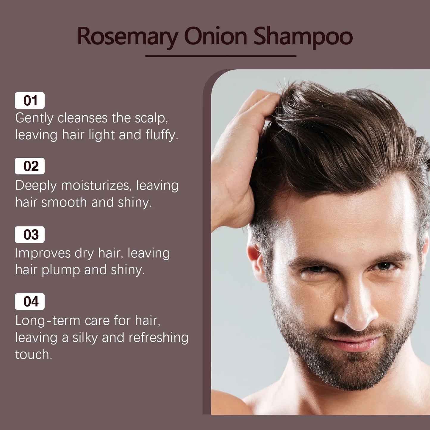 HOEGOA Red Onion Shampoo – Scalp Repair & Anti-Dandruff