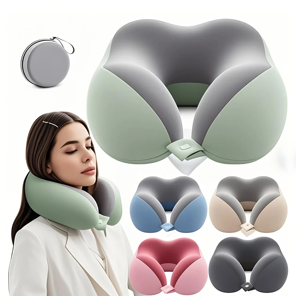 U-Shaped Travel Neck Pillow | Slow Rebound & Machine-Washable