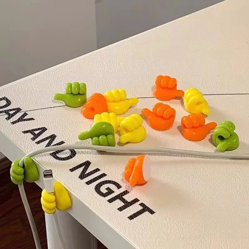 Bview Art Cute Adhesive Cable Clips No Drill Strong Wire Holders Data