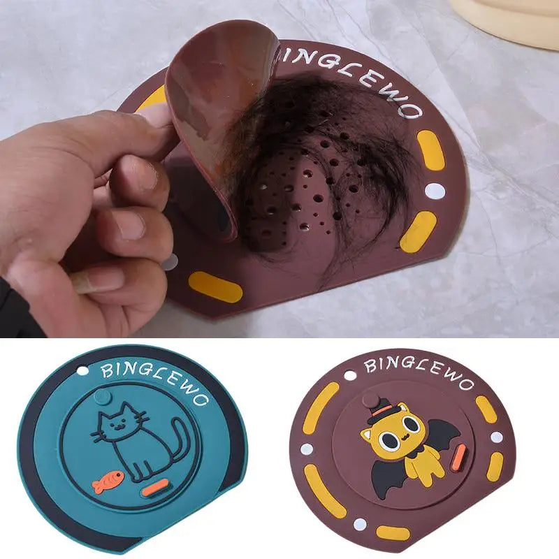 Hair Catcher Floor Drain Cover | Anti-Clog Anti-Odor Strainer
