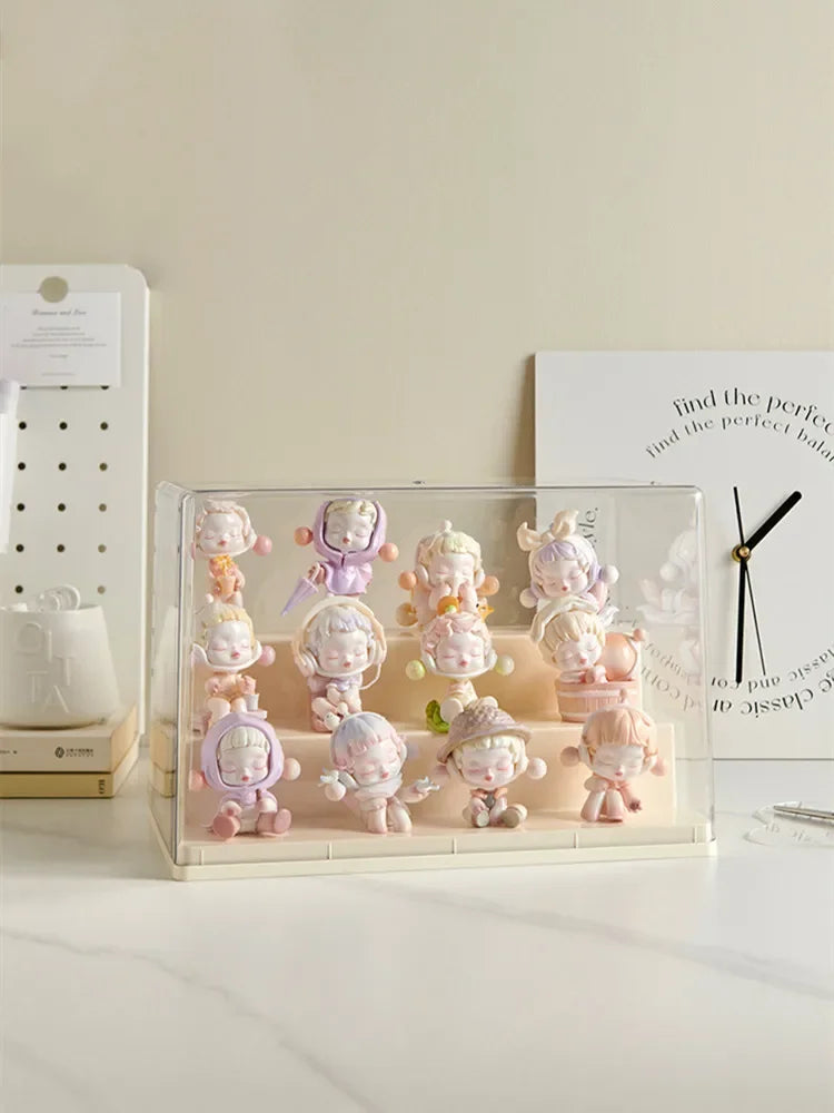 3-Tier Acrylic Display Case for Figures, Pins & Collectibles