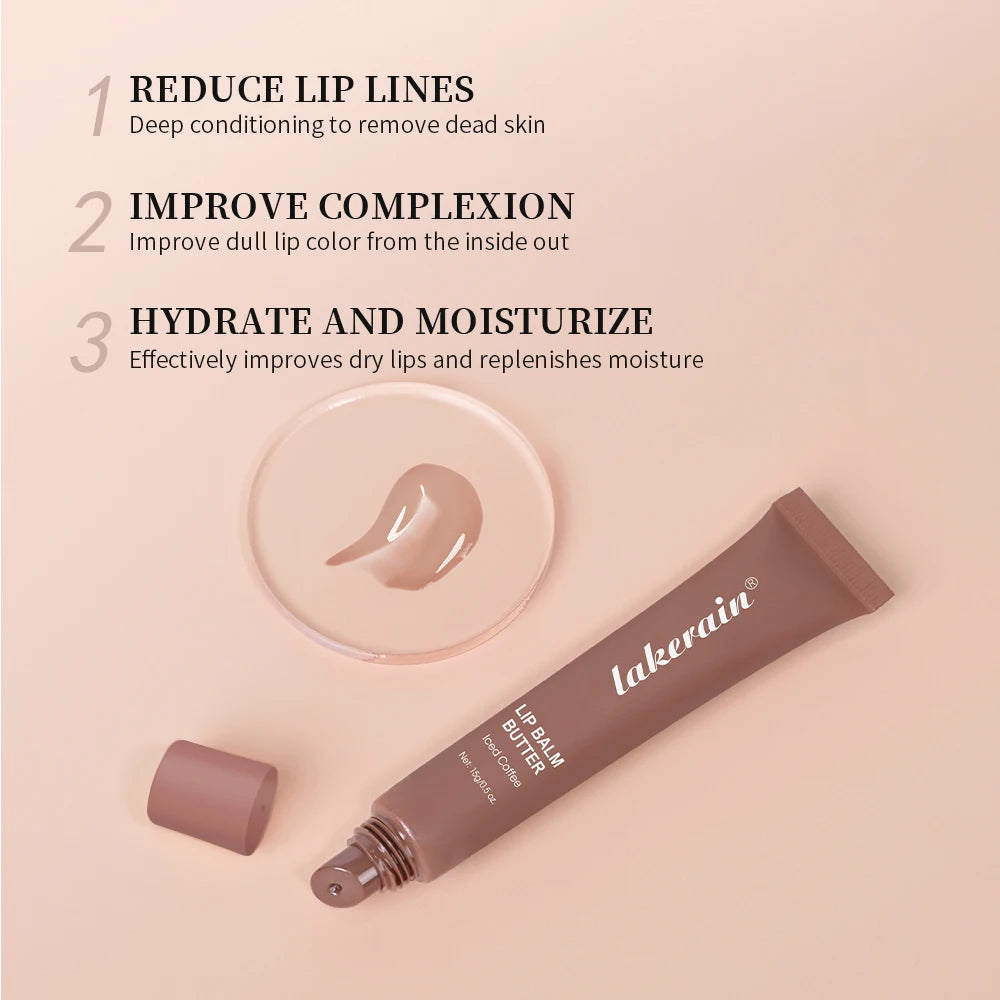 Butter Lip Balm Long Lasting Nourishes Moisturizes Soothes Lips Jelly Lip Gloss Oil Beautifying Smoothing Lip Care Balm Makeup Peaceful Pleasures Health and Wellness