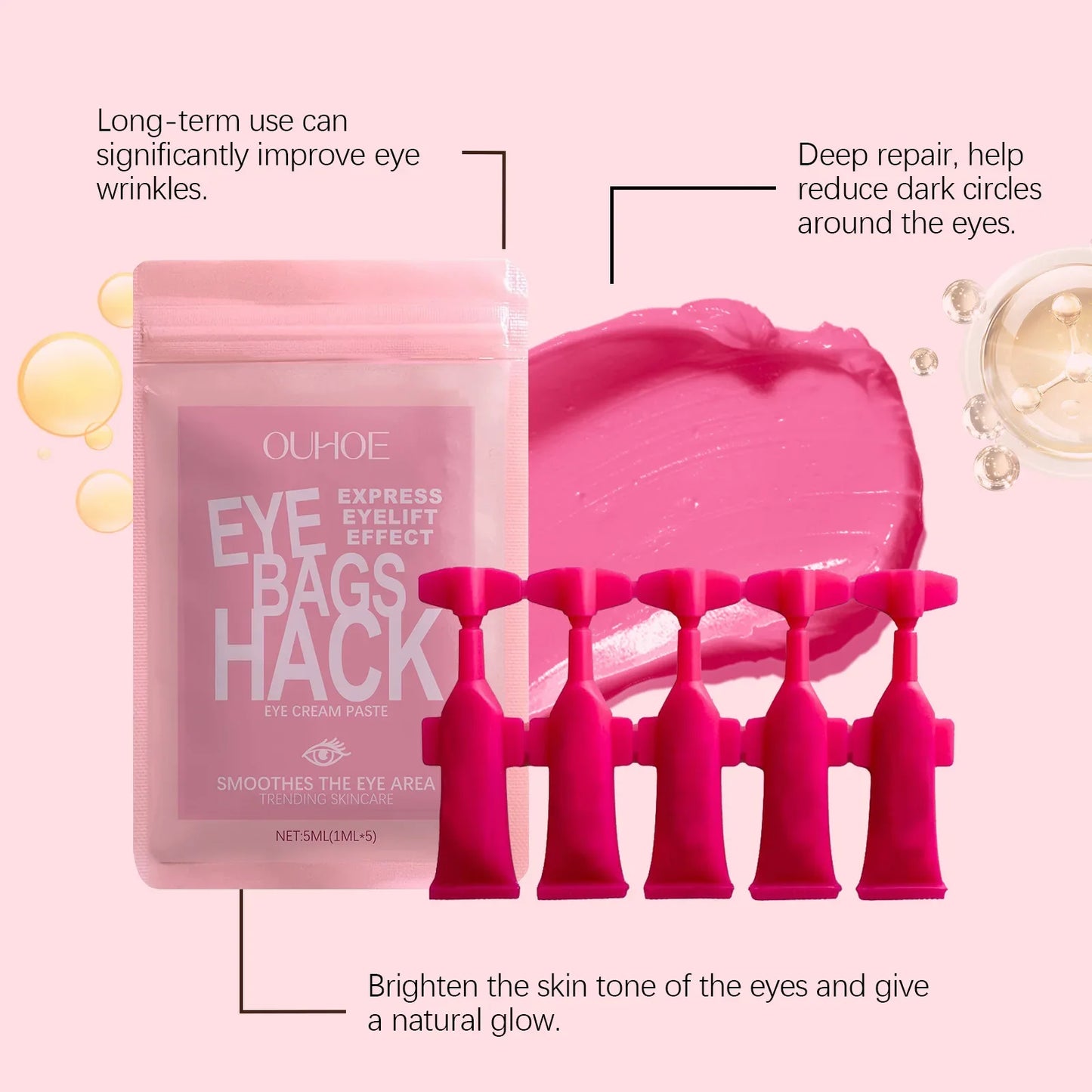 Ouhoe Anti-Wrinkle Eye Cream – Firming & Hydrating 5ml