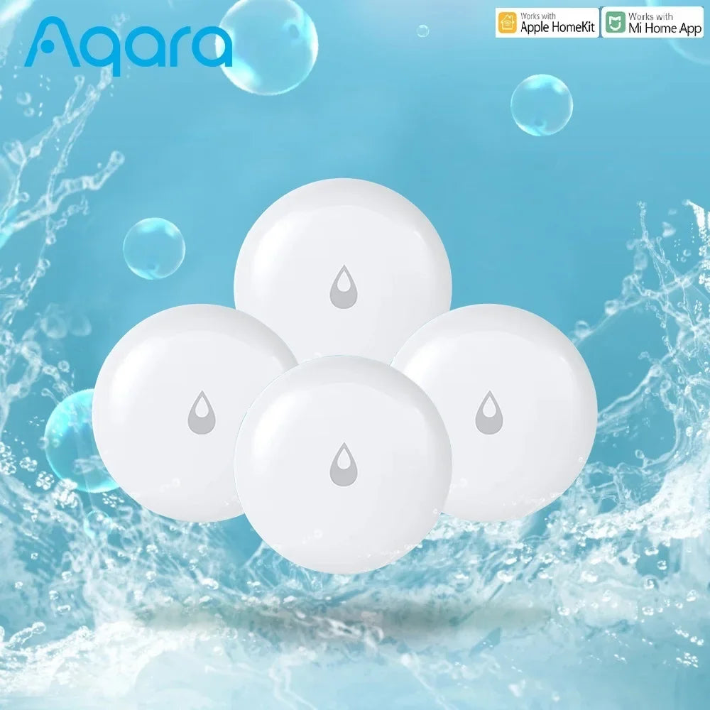 Aqara Water Immersing Sensor Flood Water Leak Detector Waterproof Remote Control Alarm Smart Home Security for Xiaomi Mijia Hom Peaceful Pleasures Health and Wellness