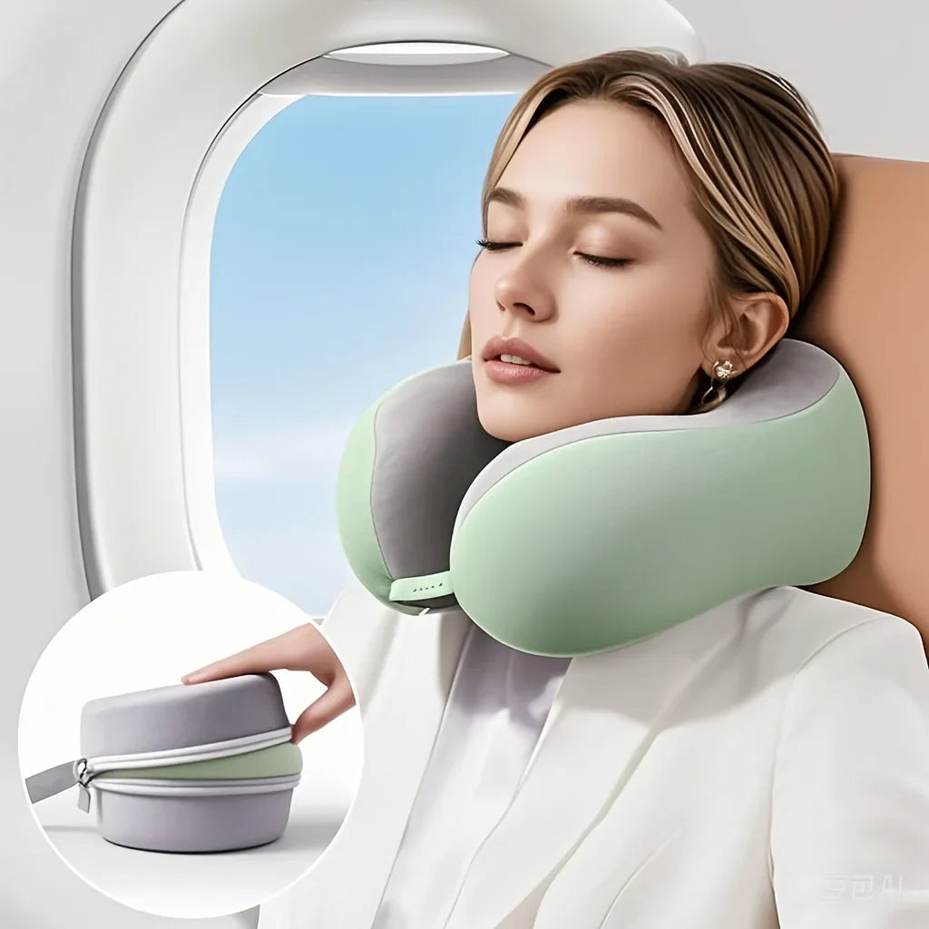 U-Shaped Travel Neck Pillow | Slow Rebound & Machine-Washable