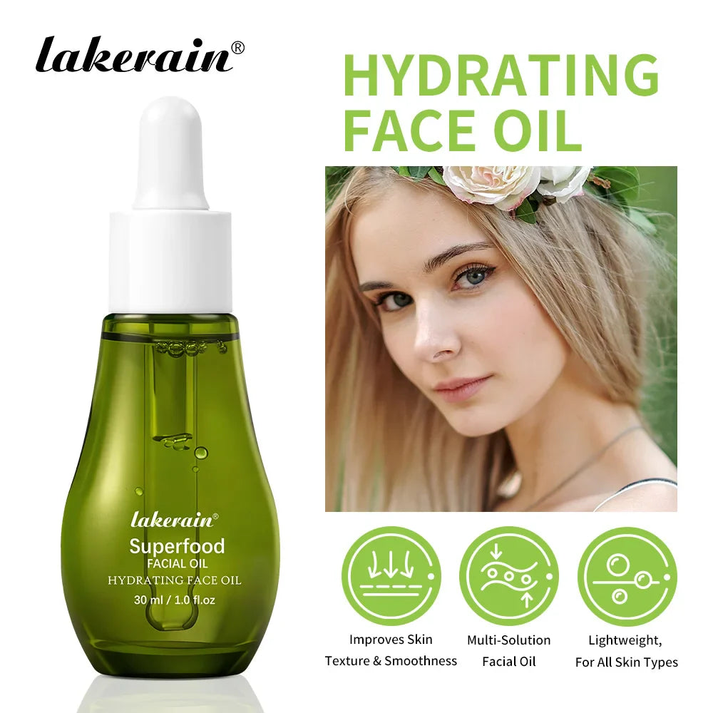 Lakerain Hydrating Facial Oil – Lightweight Nourishing Serum 30ml