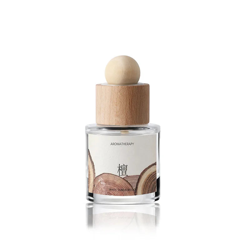 Sandalwood Car Air Freshener | Natural Liquid Scent, 61–90 Days Car Air Freshener Peaceful Pleasures Health and Wellness