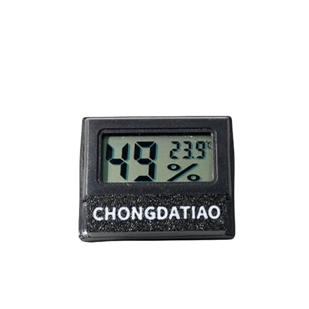 Reptile Thermometer & Hygrometer – LCD Magnetic Mini Meter