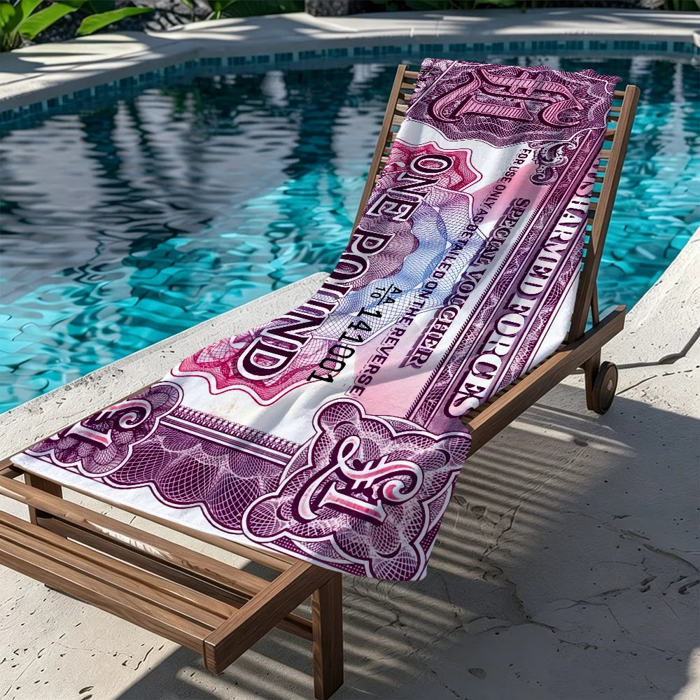 Quick-Dry Microfiber Beach Towel | Pool, Gym & Travel Quick-Dry Beach Towel Peaceful Pleasures Health and Wellness