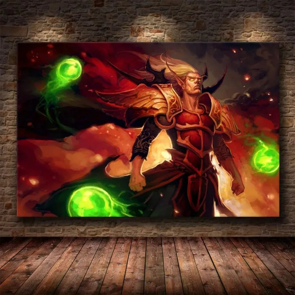 World of Warcraft HD Canvas Wall Art Poster | Unframed Print
