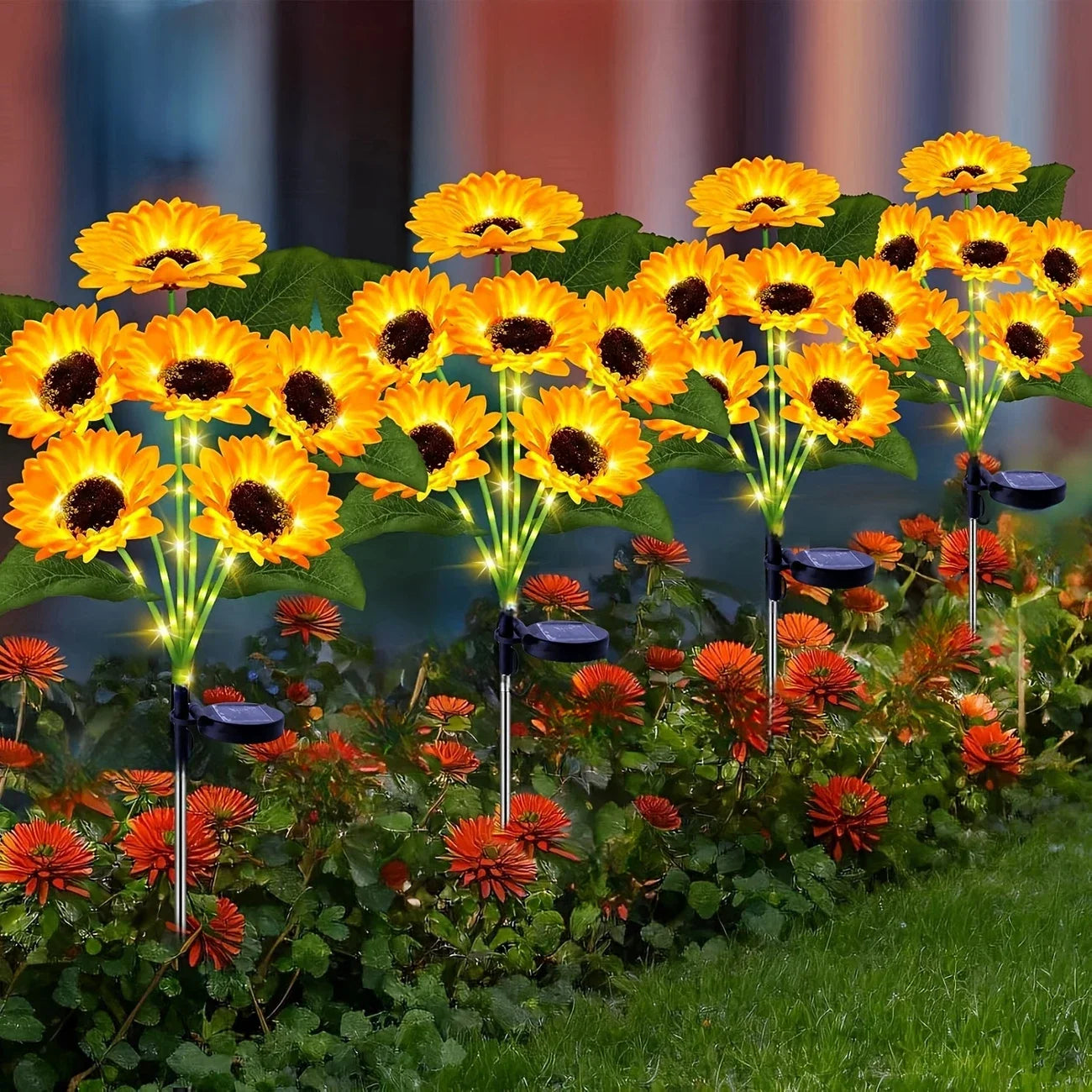 Solar Sunflower Garden Stake Light – Waterproof LED Lawn Lamp