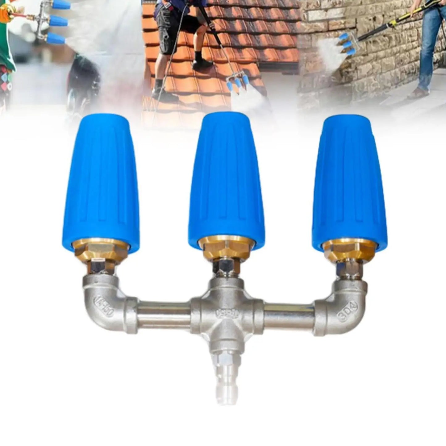 360° Rotating Pressure Washer Nozzle Tips – Universal 1/4" Fit