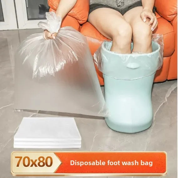 Foot soaking bucket massage bucket environmentally friendly over the knee heat-resistant household use for adults and children Peaceful Pleasures Health and Wellness disposable bag 80pcs