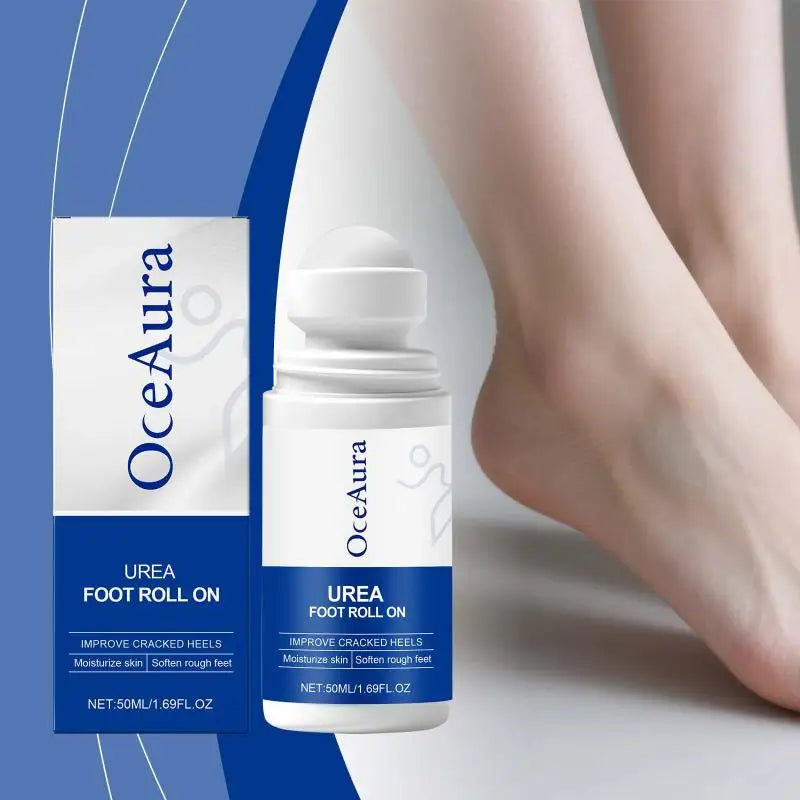 OceAura Hydrating Soothing Cream With Vitamin E Foot Moisturizing Roller Ball Cream For Cracked Heels Non Greasy Gentle Peaceful Pleasures Health and Wellness