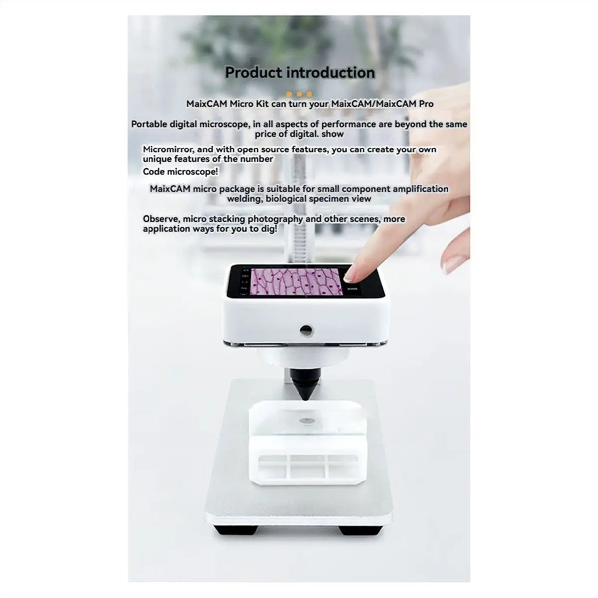 MaixCAM Pro Microscope Kit – Portable DIY Digital Microscope Peaceful Pleasures Health and Wellness NONE