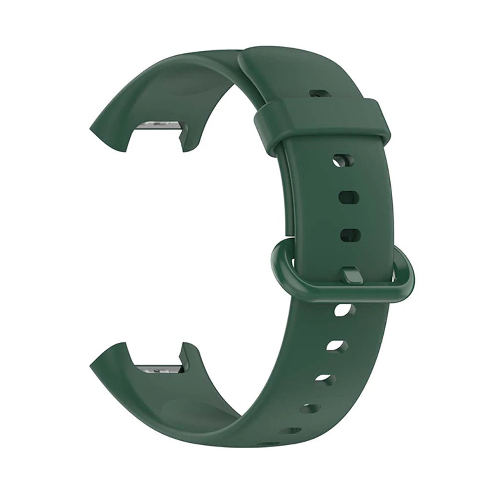 Silicone Sport Strap for Redmi Watch 2 Lite & Xiaomi Watch 2 Peaceful Pleasures Health and Wellness army green