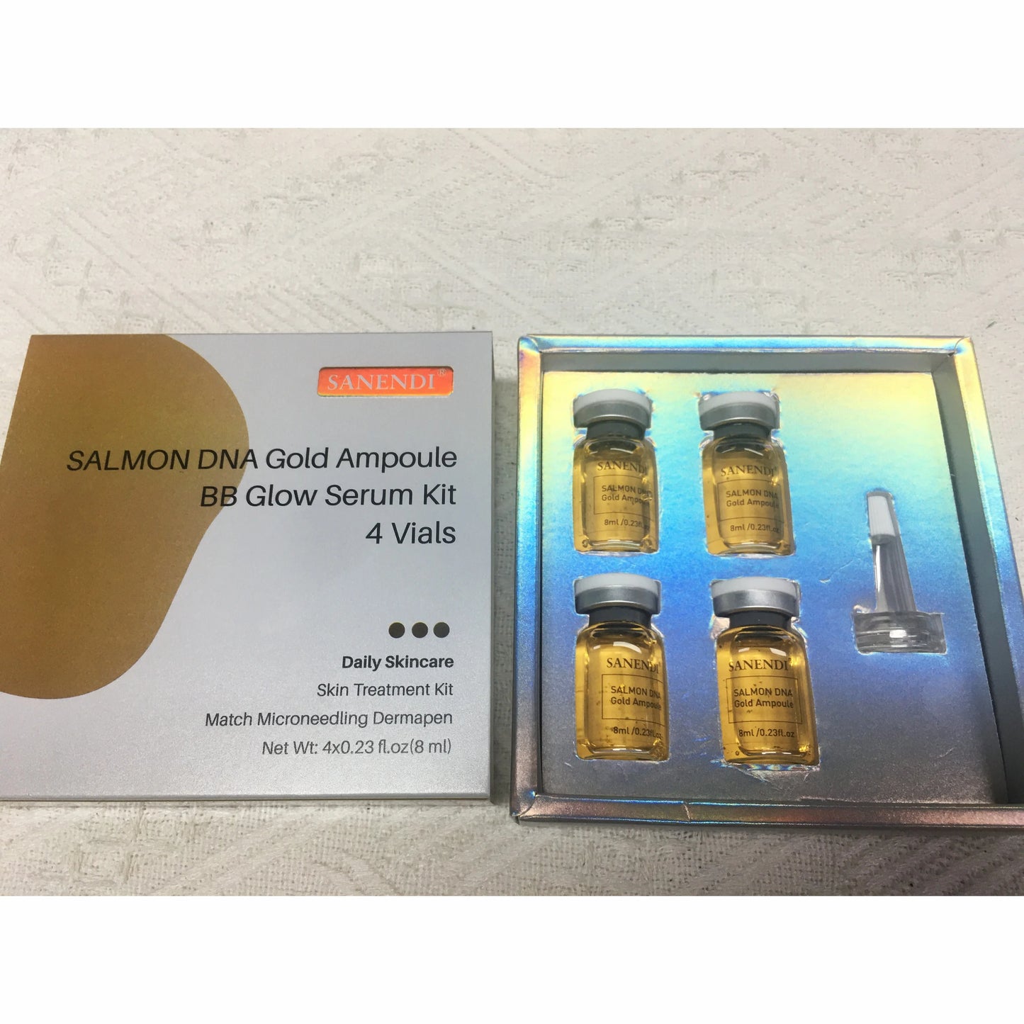 SANENDI Salmon DNA Gold BB Glow Kit 4PCS Ampoule | K-Beauty