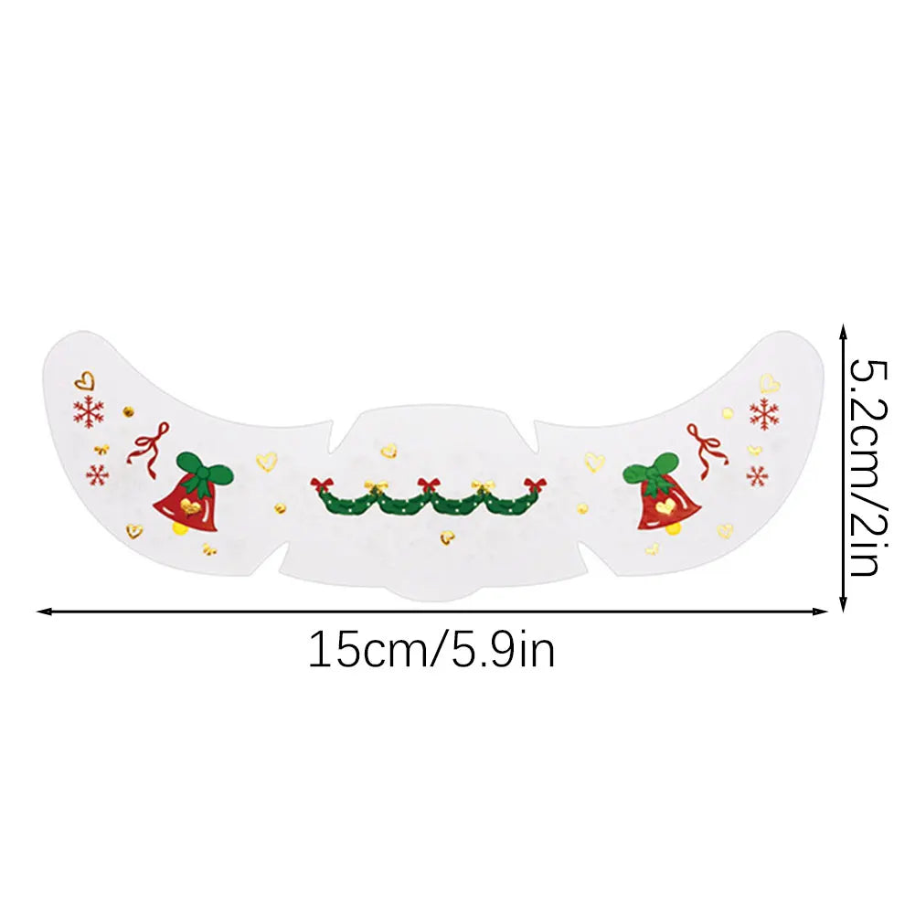 Christmas Sparkle Freckle Temporary Face Stickers – 6 Sheets