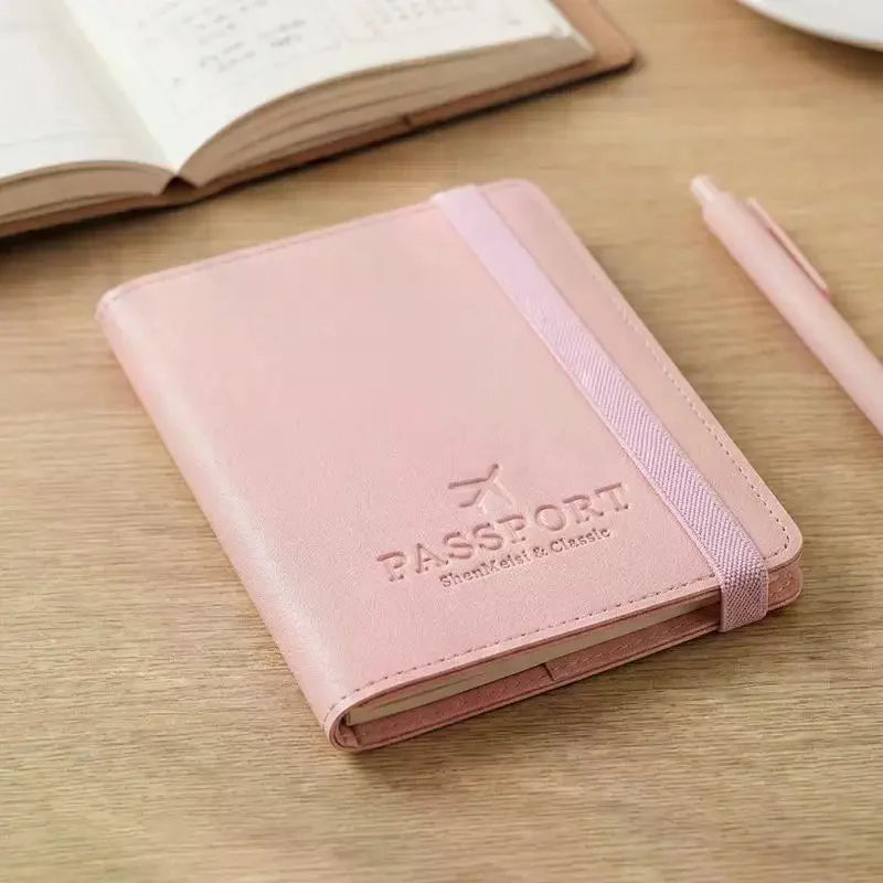 Waterproof PU Leather Passport Holder & Travel Wallet