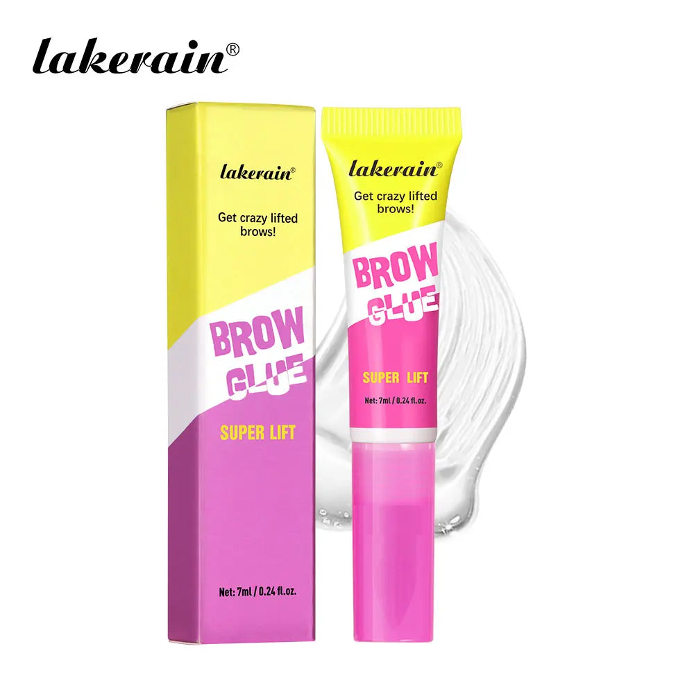 Clear Brow Lamination Gel with Styling Comb – Strong Hold