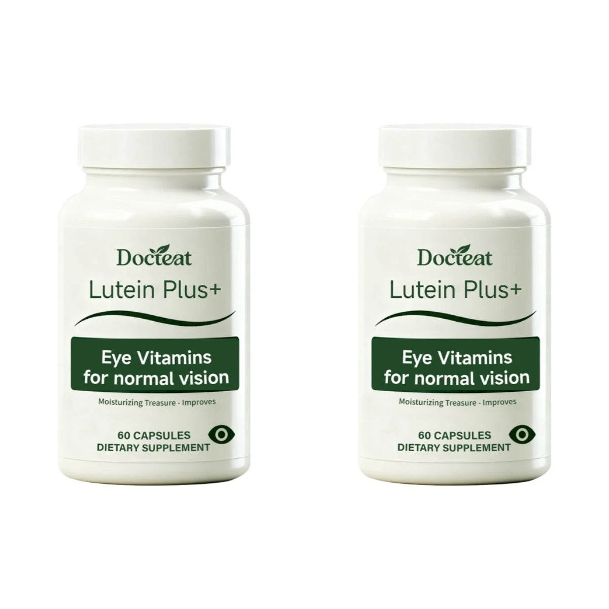 Docteat Lutein Eye Vitamins 60 Caps | Zeaxanthin, Zinc, C & E