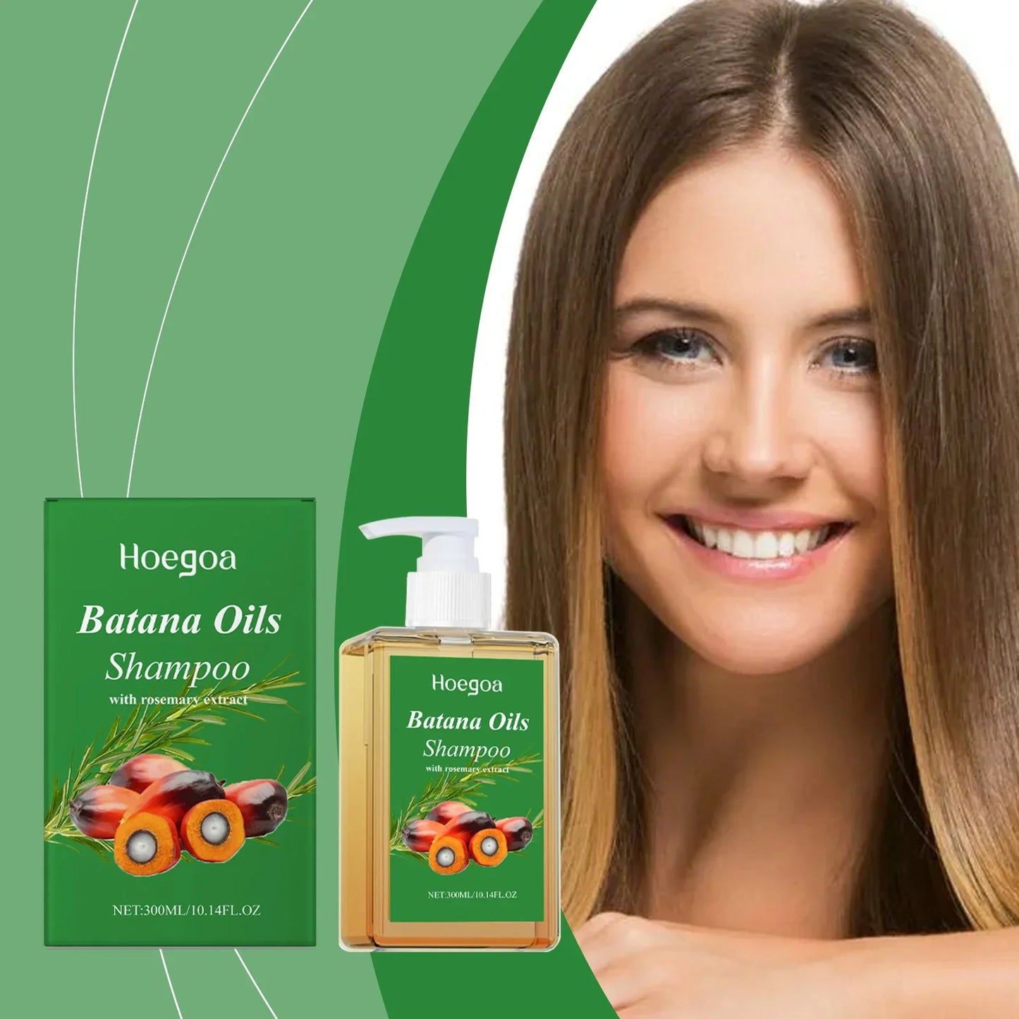 HOEGOA Batana Oil Hair Growth Shampoo – Strengthening 300ml