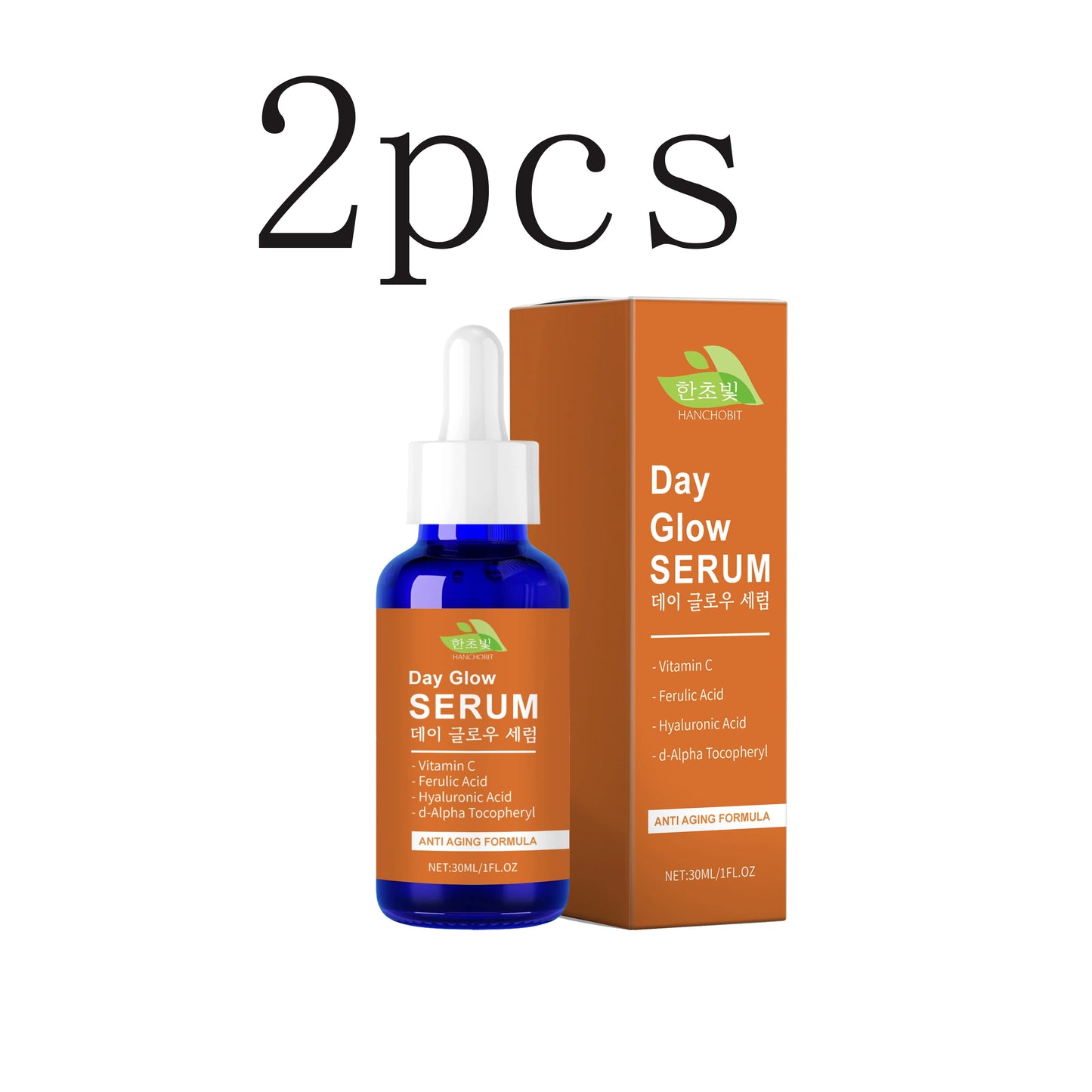 Vitamin C & Hyaluronic Acid Face Serum – Brighten & Hydrate