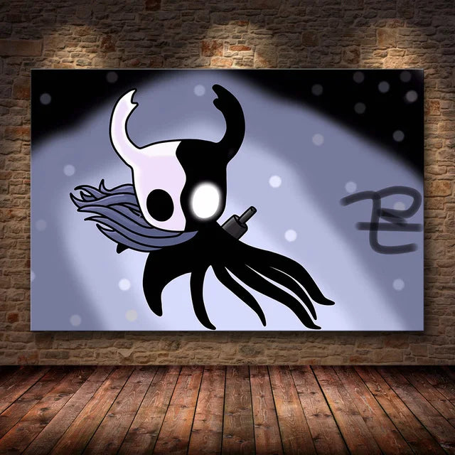 Hollow Knight Hallownest Map HD Canvas Poster | Wall Art