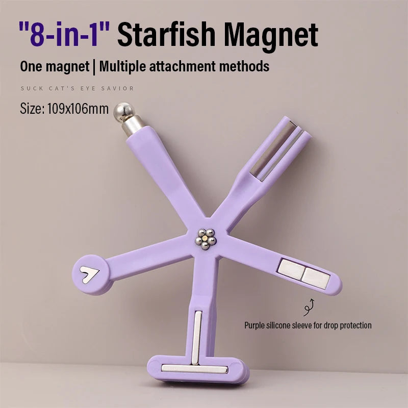 8-in-1 Starfish Nail Magnet | Cat Eye Nail Art Tool