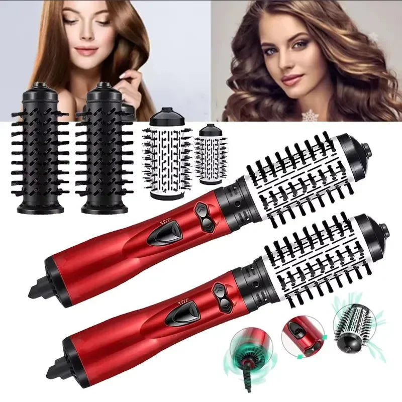 Hair Dryer Brush, Electric Comb, Hair Straightener, Hot Air Comb, Negative Ion Hair Styler, 3 in 1 Rotating Peaceful Pleasures Health and Wellness