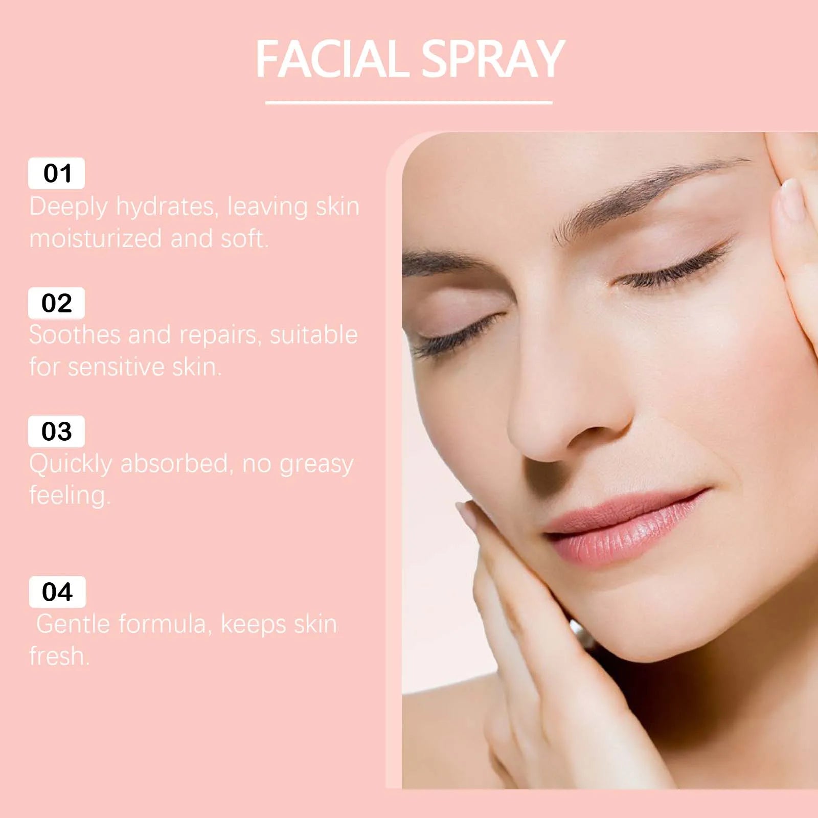 Rose Toner Spray Repair Damaged Skin Shrink Pore Improve Dryness Oil Control Lighten Melasma Pigmentation Vitamin C Face Essence Peaceful Pleasures Health and Wellness