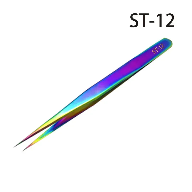 Precision Tweezers for Lash Extensions, Nail Art & Rhinestones