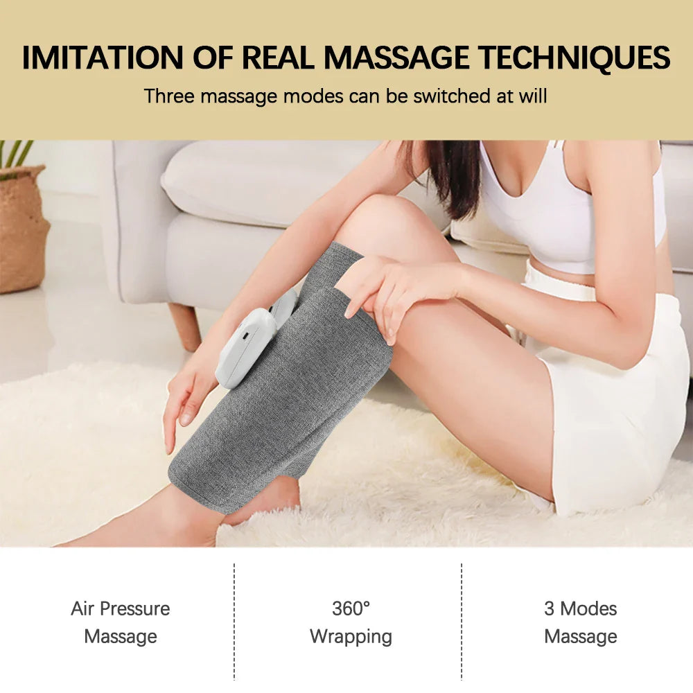 Wireless Air Compression Leg & Calf Massager | 360° Wrap