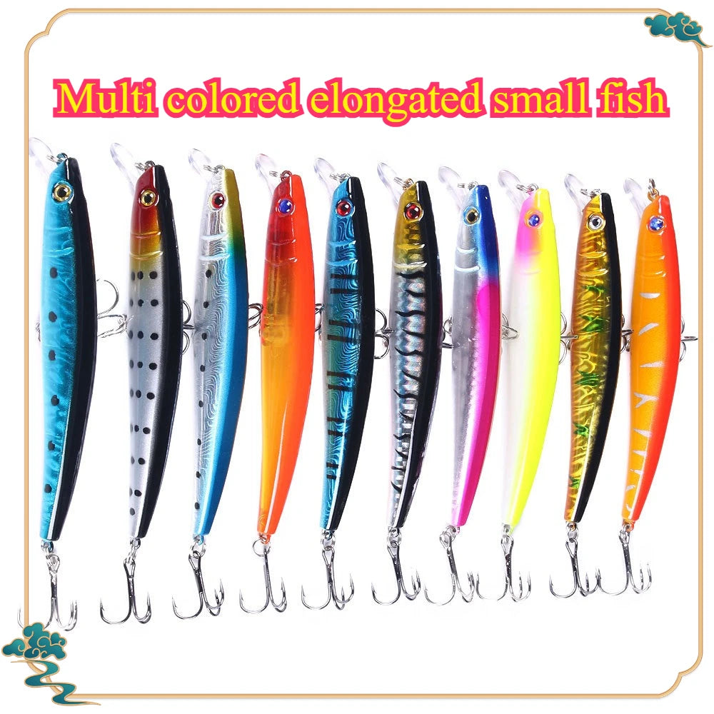 2026 Minnow 3/5/8 Pcs Of Random Artificial Bait Size 11.5CM/11G Minnow Fishing Lure Set Bait Crank Wobble Bait Crankbait Peaceful Pleasures Health and Wellness